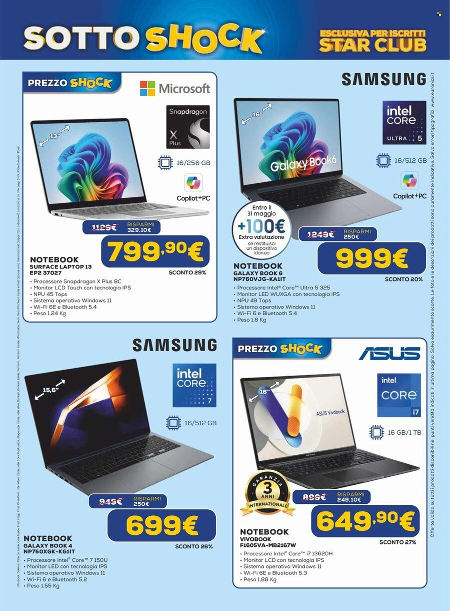 Volantino Euronics - 21/5/2026 - 3/6/2026. Pagina 5