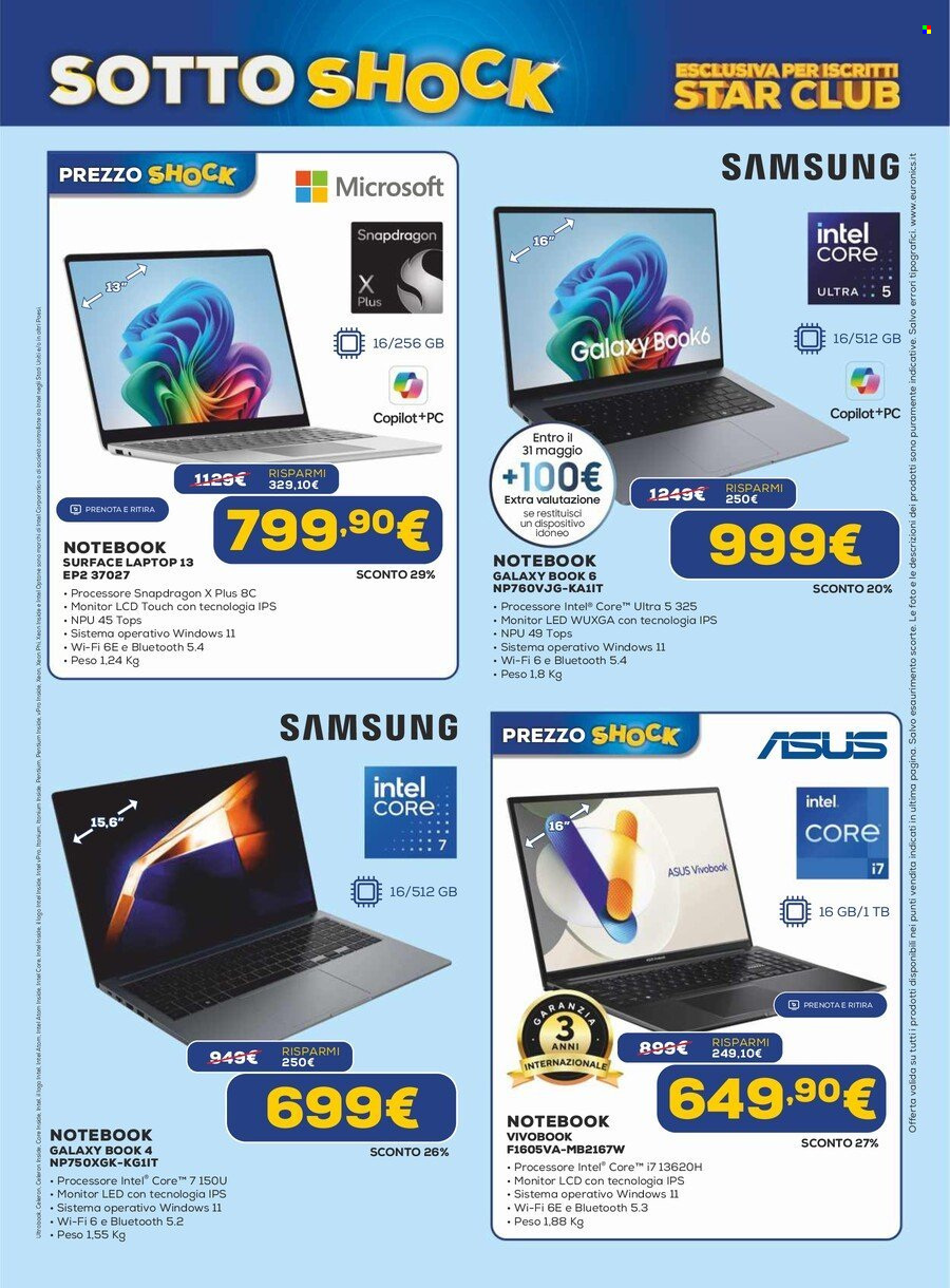 Volantino Euronics - 21/5/2026 - 3/6/2026. Pagina 5