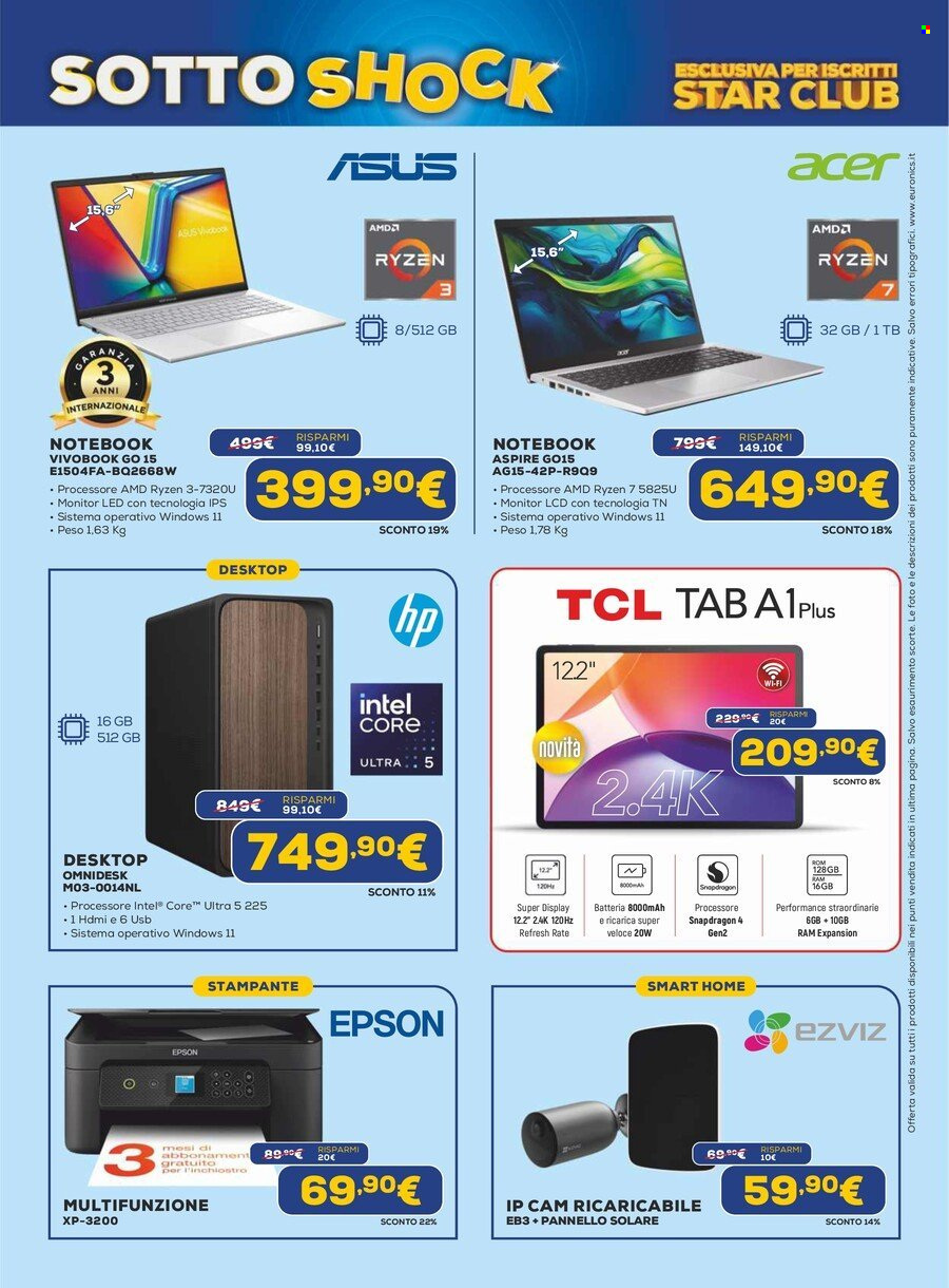 Volantino Euronics - 21/5/2026 - 3/6/2026. Pagina 9