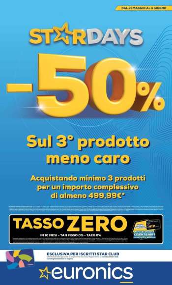 Volantino Euronics - 21/5/2026 - 3/6/2026.