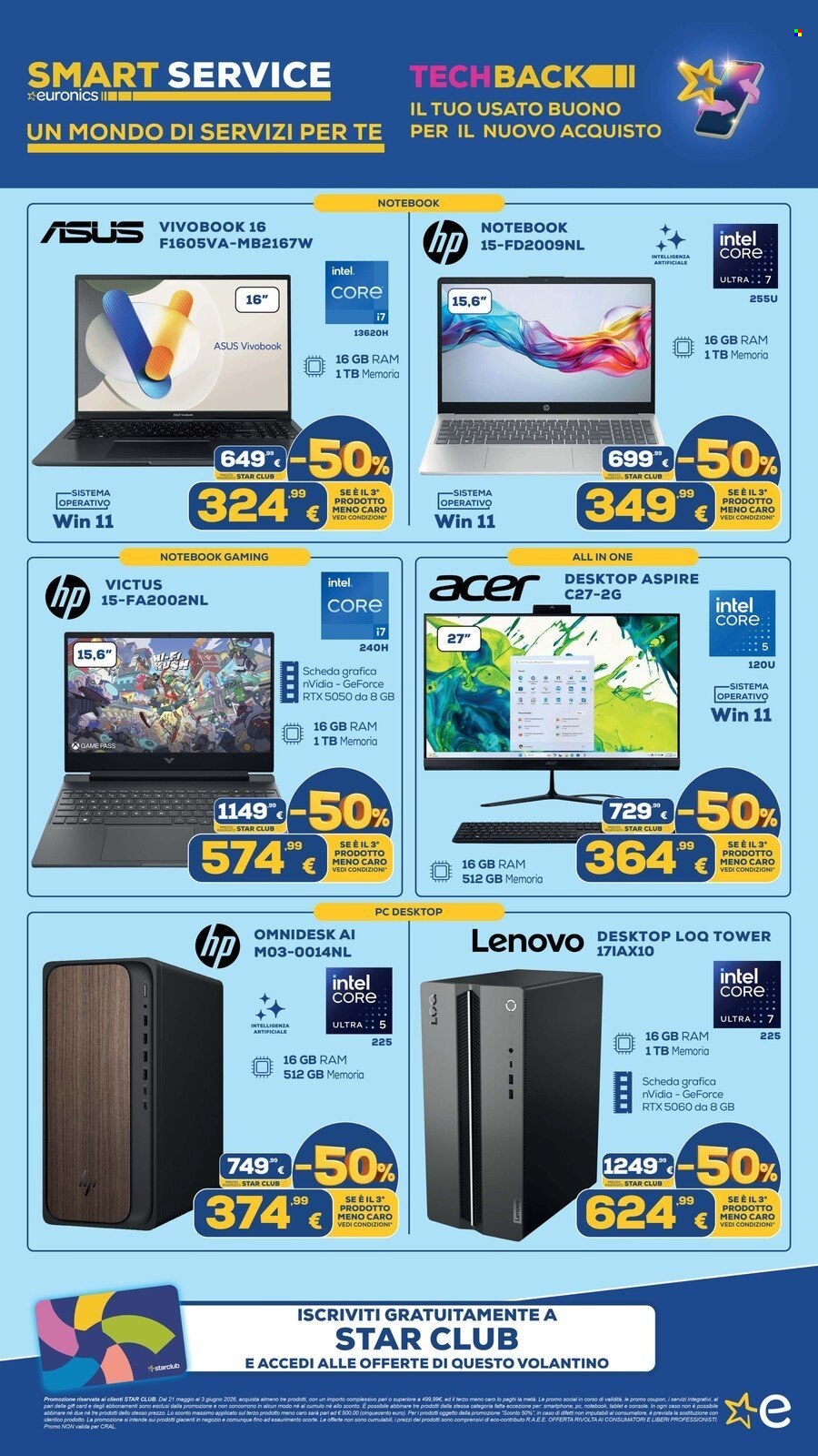 Volantino Euronics - 21/5/2026 - 3/6/2026. Pagina 15