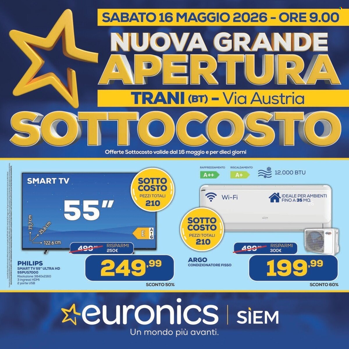 Volantino Euronics - 16/5/2026 - 25/5/2026. Pagina 1