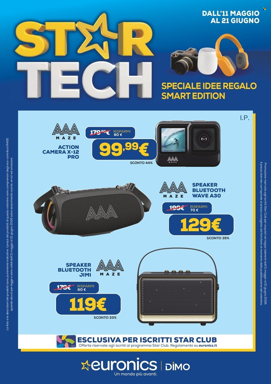Volantino Euronics - 11/5/2026 - 21/6/2026. Pagina 1