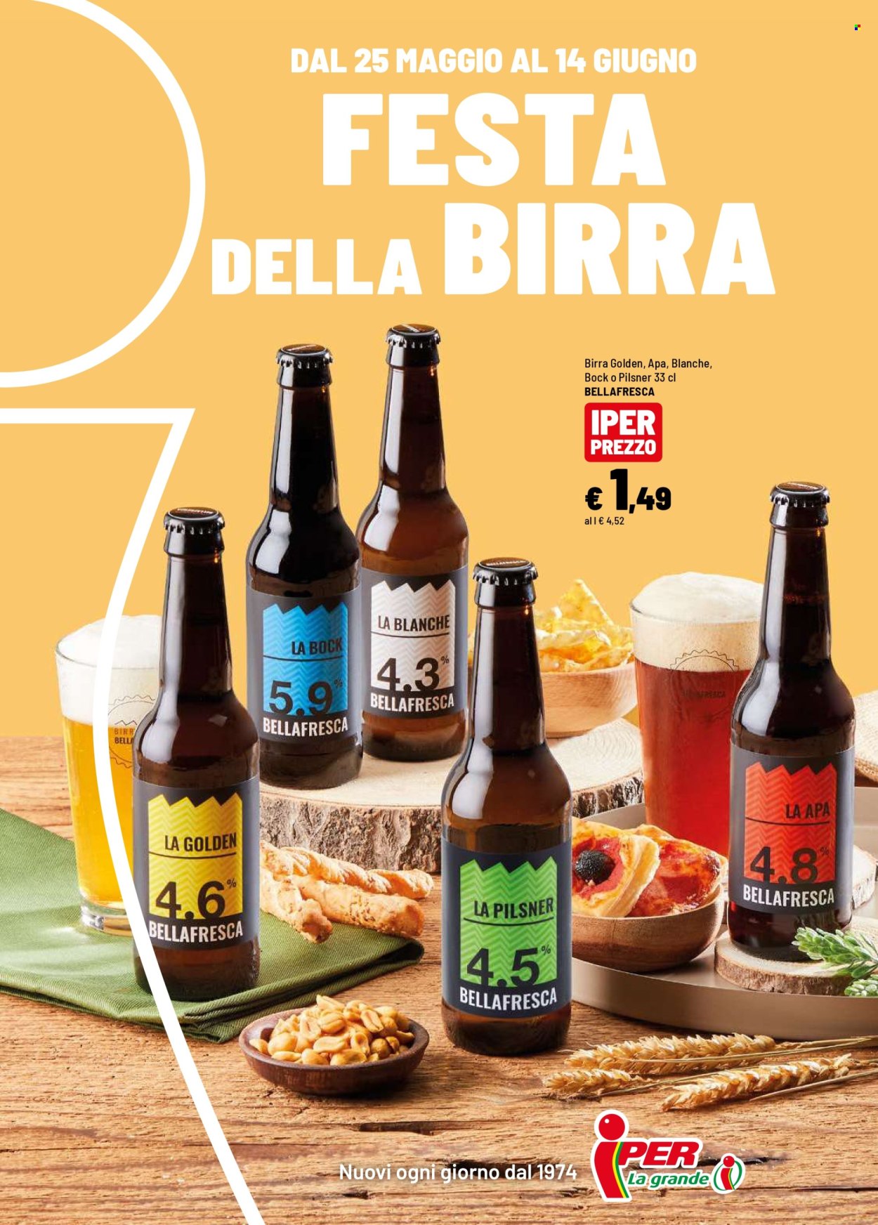 Volantino Iper, La grande i - 25/5/2026 - 14/6/2026. Pagina 1