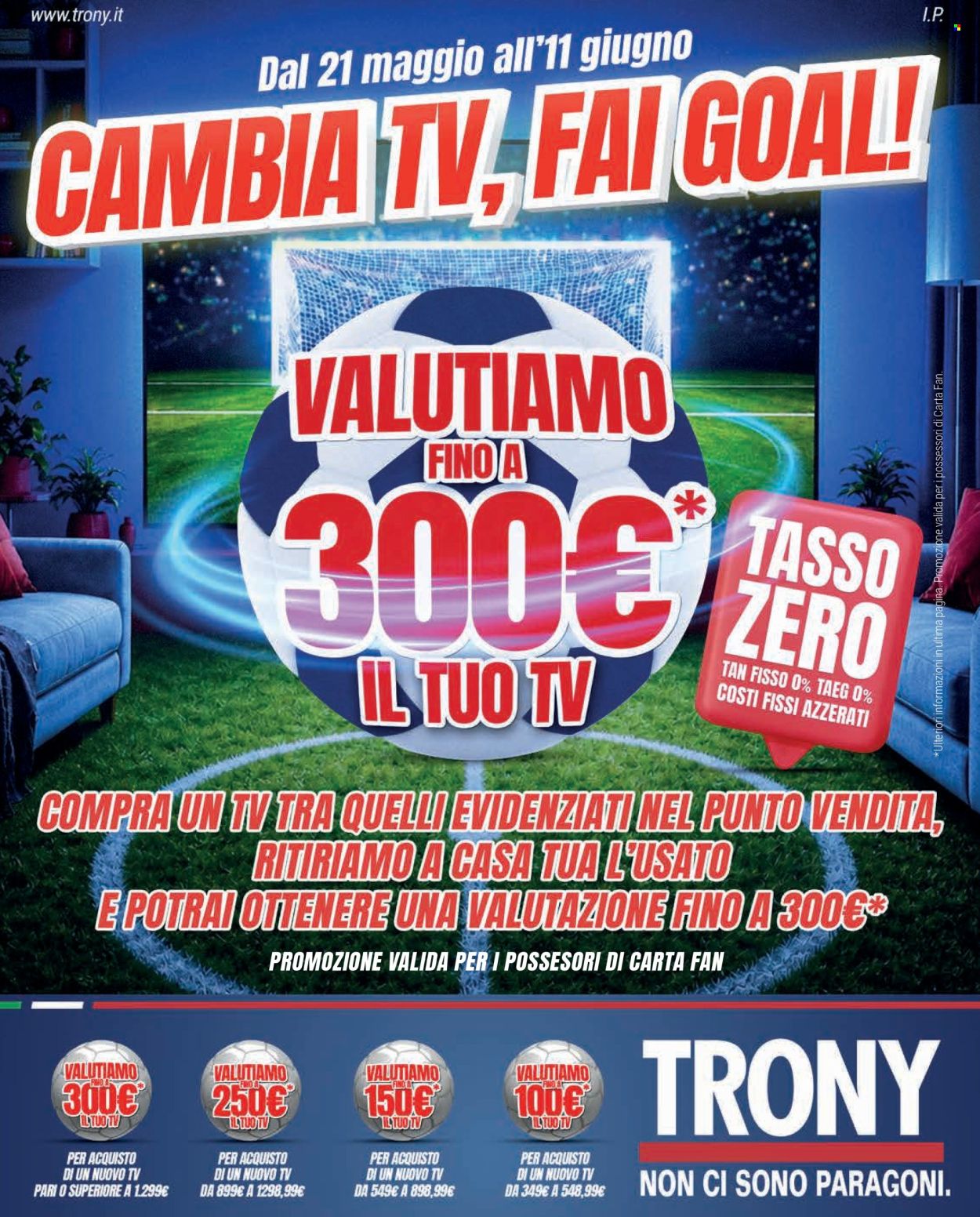 Leták Trony - 21.5.2026 - 11.6.2026. Strana 1