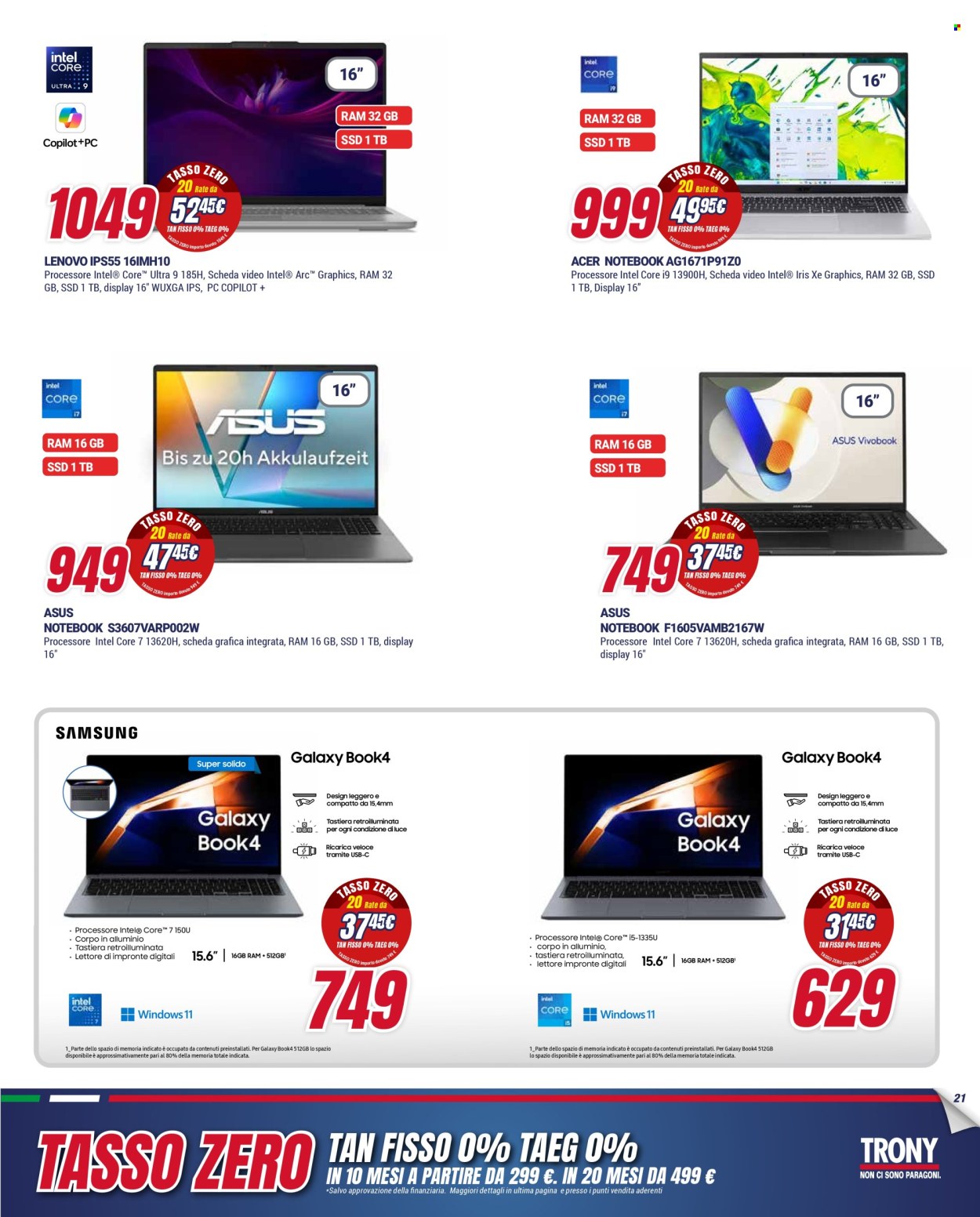 Volantino Trony - 21/5/2026 - 11/6/2026. Pagina 21
