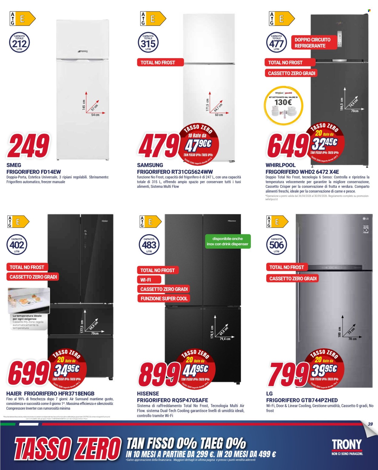Volantino Trony - 21/5/2026 - 11/6/2026. Pagina 40