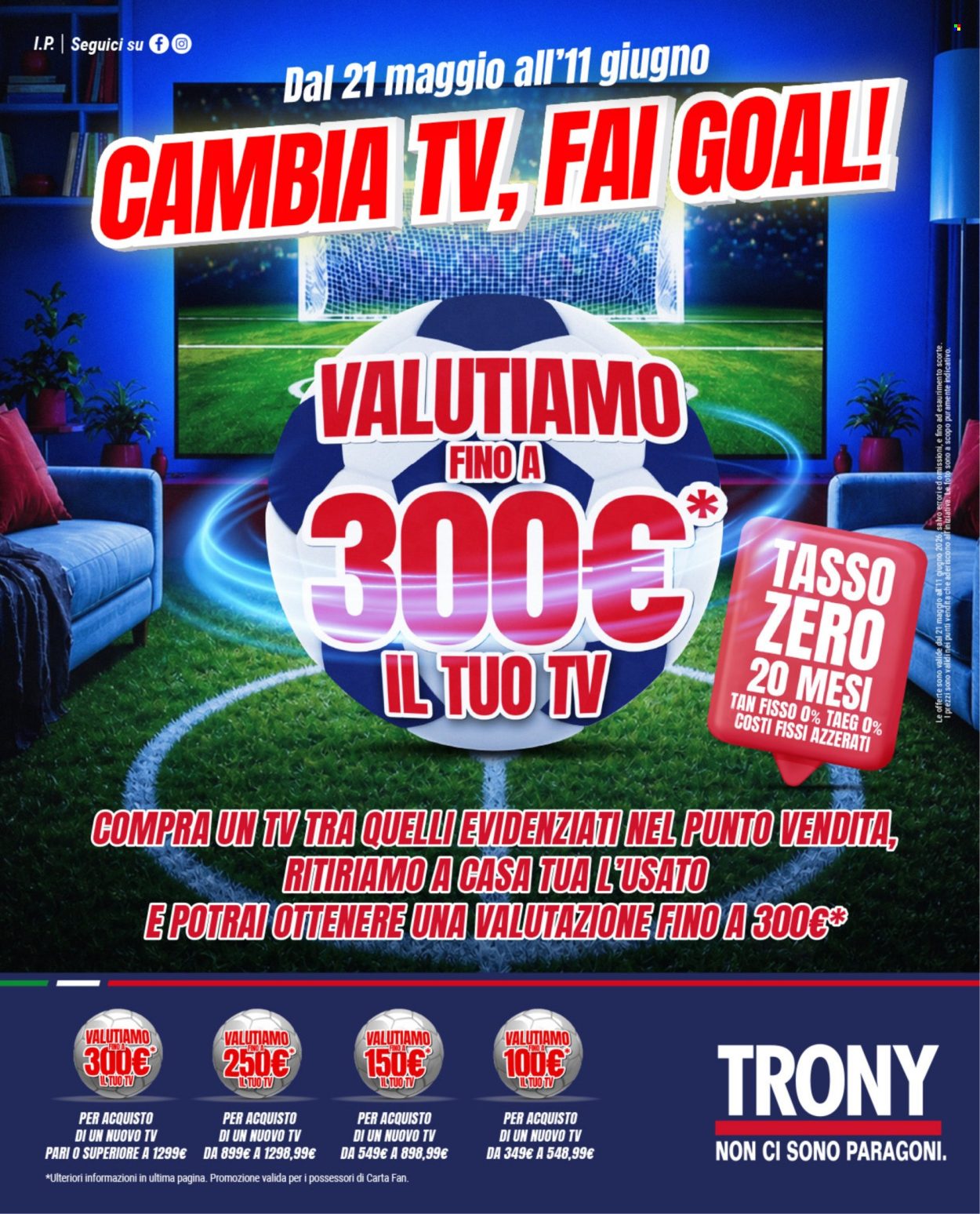 Volantino Trony - 21/5/2026 - 11/6/2026. Pagina 1