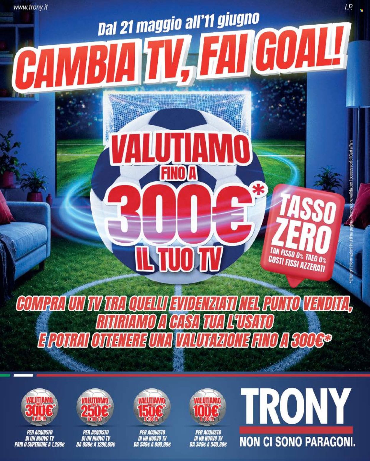 Volantino Trony - 21/5/2026 - 11/6/2026. Pagina 1