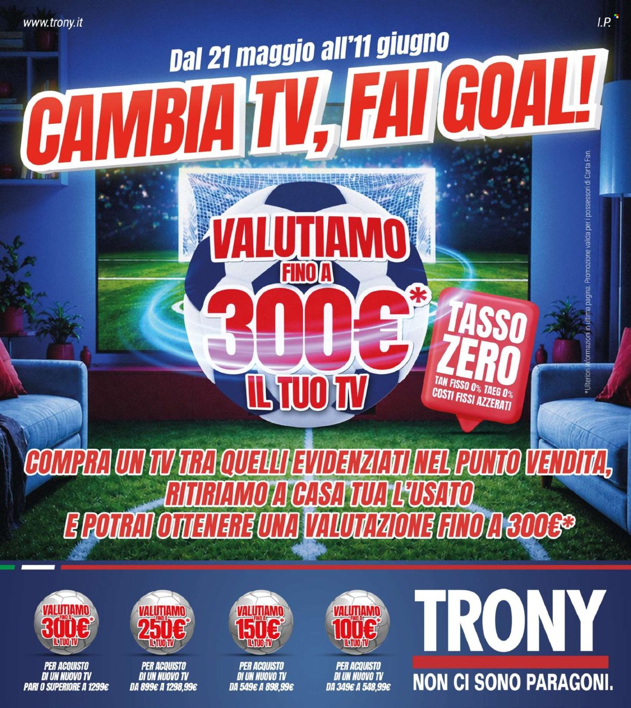 Volantino Trony - 21/5/2026 - 11/6/2026. Pagina 1