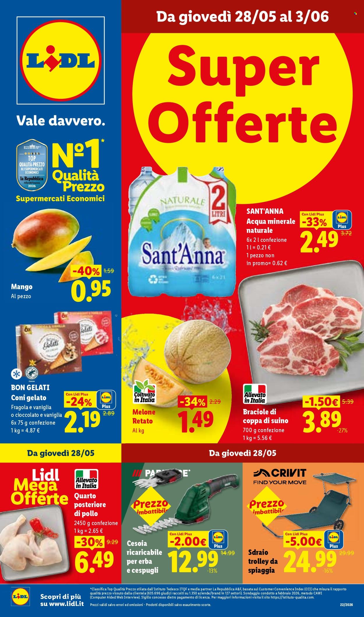 Volantino Lidl - 28/5/2026 - 3/6/2026. Pagina 1