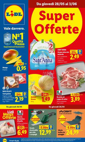 Volantino Lidl - 28/5/2026 - 3/6/2026.