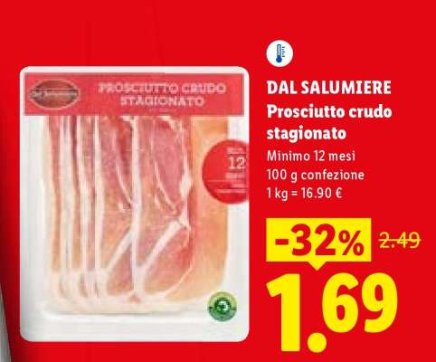 Dal Salumiere Prosciutto crudo stagionato