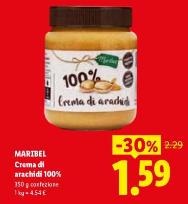 Maribel Crema di arachidi 100%