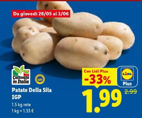 Patate della Sila IGP