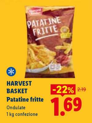Harvest Basket Patatine fritte