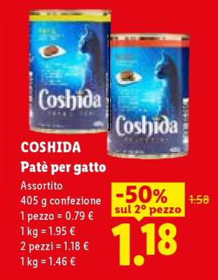 COSHIDA Patè per gatto