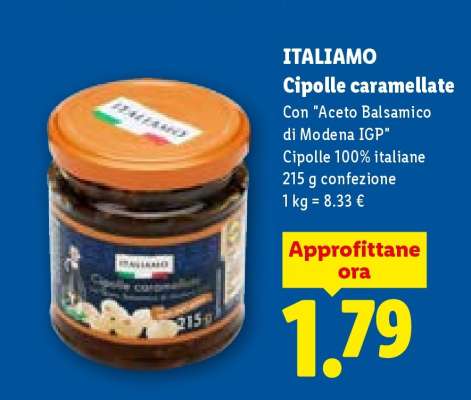 Italiamo Cipolle caramellate