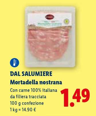 Mortadella nostrana