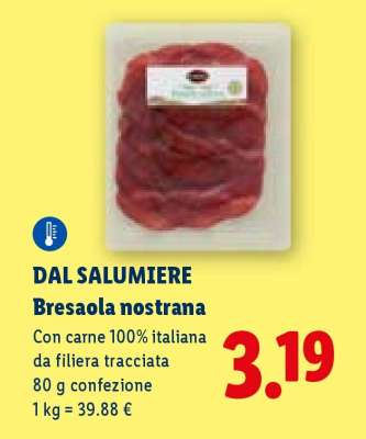 Bresaola nostrana