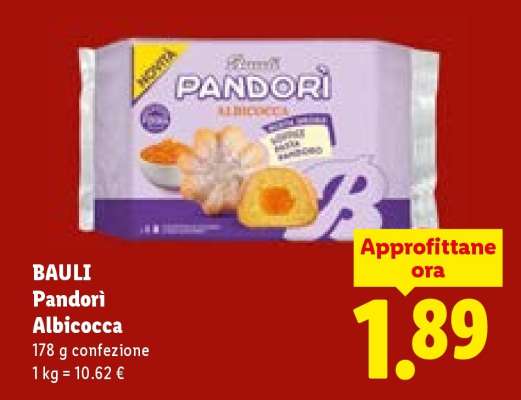 BAULI Pandori Albicocca