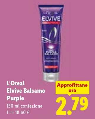 L'Oreal Elvive Balsamo Purple