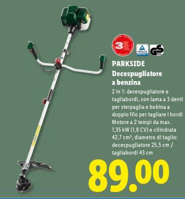 PARKSIDE Decespugliatore a benzina