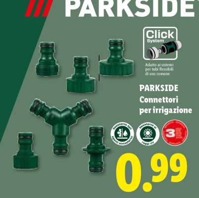 PARKSIDE Connettori per irrigazione
