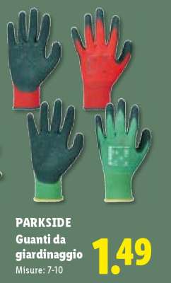 PARKSIDE Guanti da giardinaggio