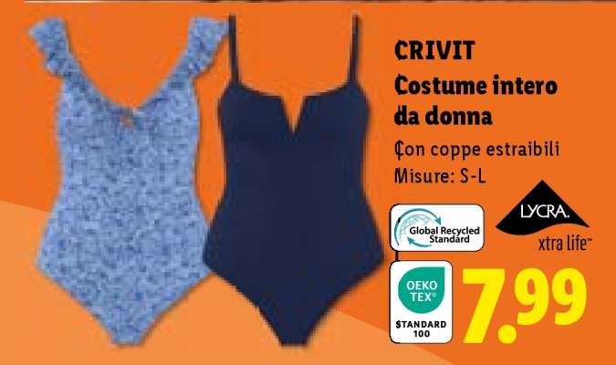 CRIVIT Costume intero da donna