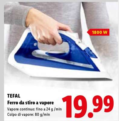 Tefal Ferro da stiro a vapore