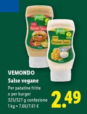 VEMONDO Salse vegane