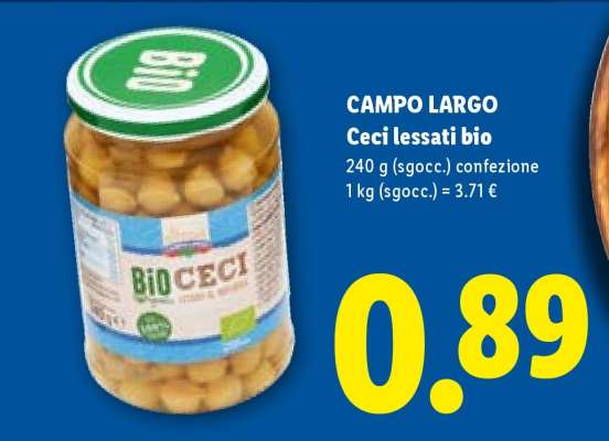 Campo Largo Ceci lessati Bio