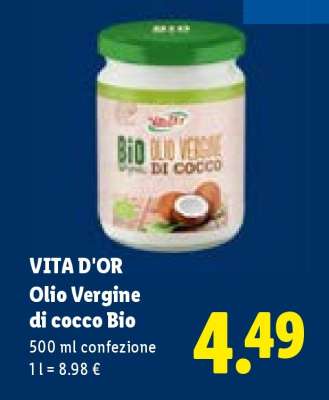 Vita D’or Olio vergine di cocco bio