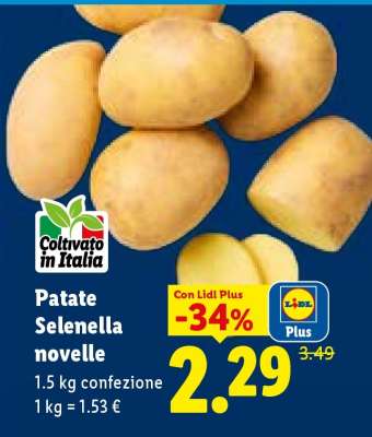 Patate Selenella novelle