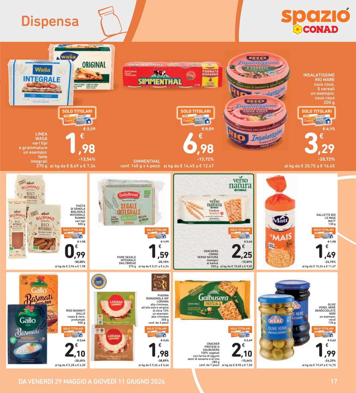 Leták Spazio Conad - 29.5.2026 - 11.6.2026. Strana 17