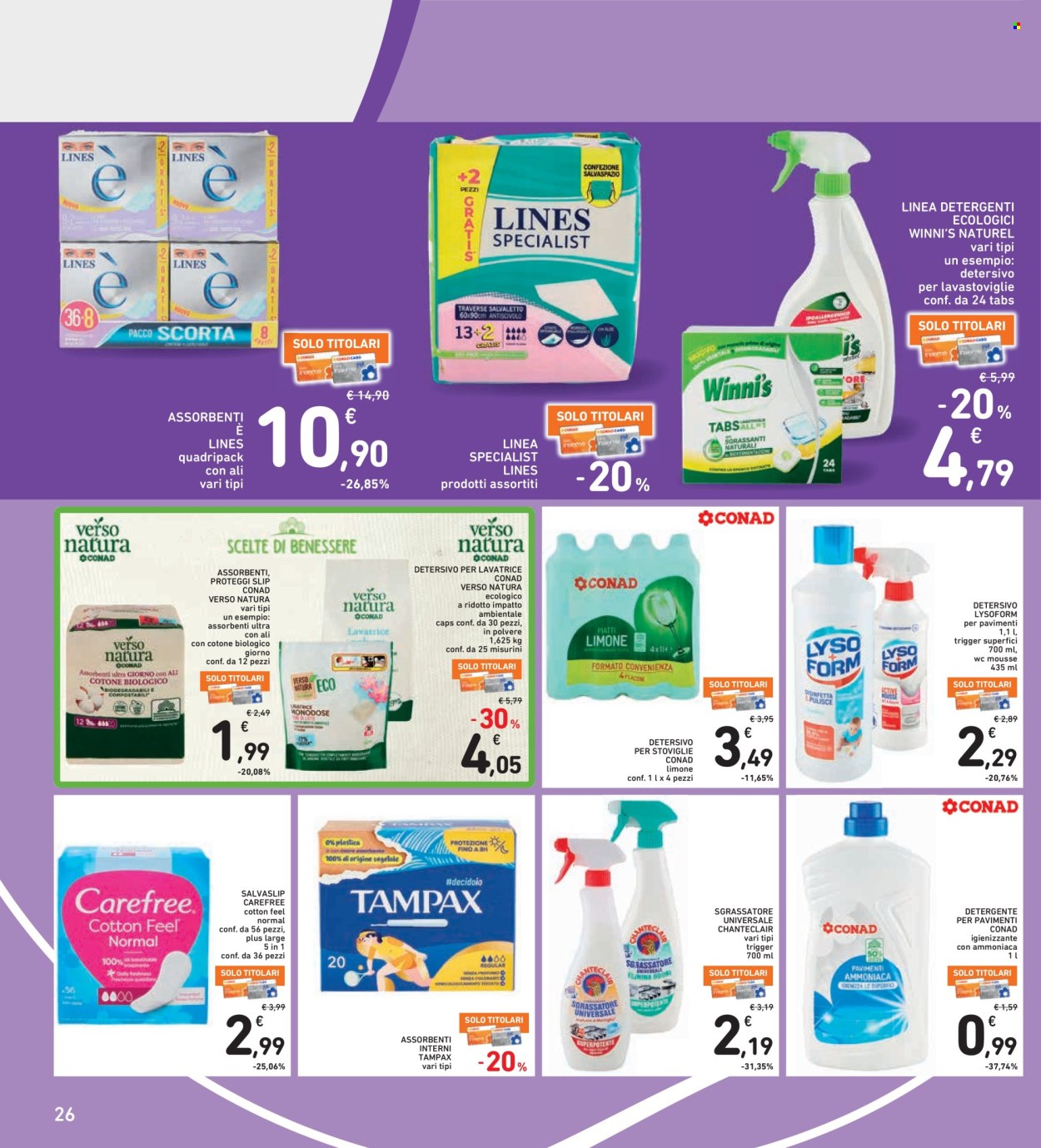 Leták Spazio Conad - 29.5.2026 - 11.6.2026. Strana 26