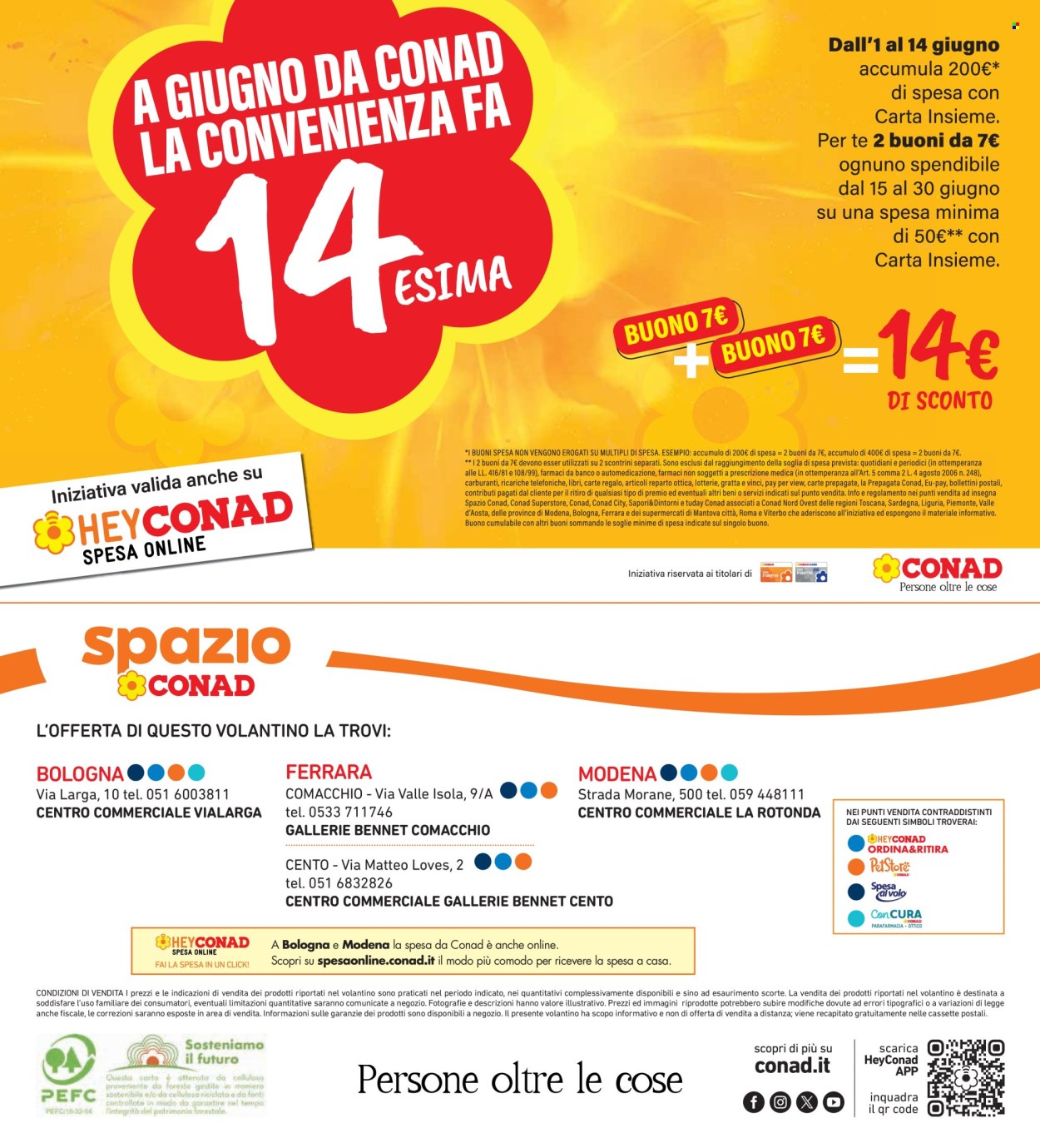 Volantino Spazio Conad - 29/5/2026 - 11/6/2026. Pagina 40