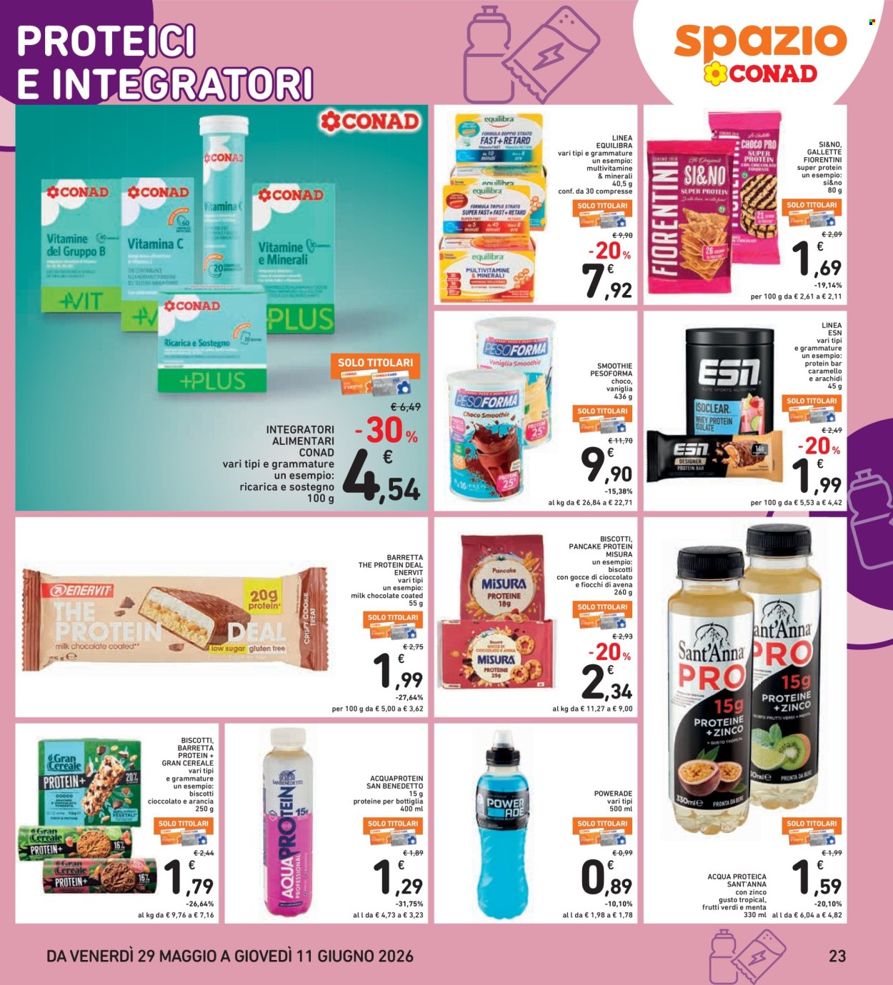 Leták Spazio Conad - 29.5.2026 - 11.6.2026. Strana 23