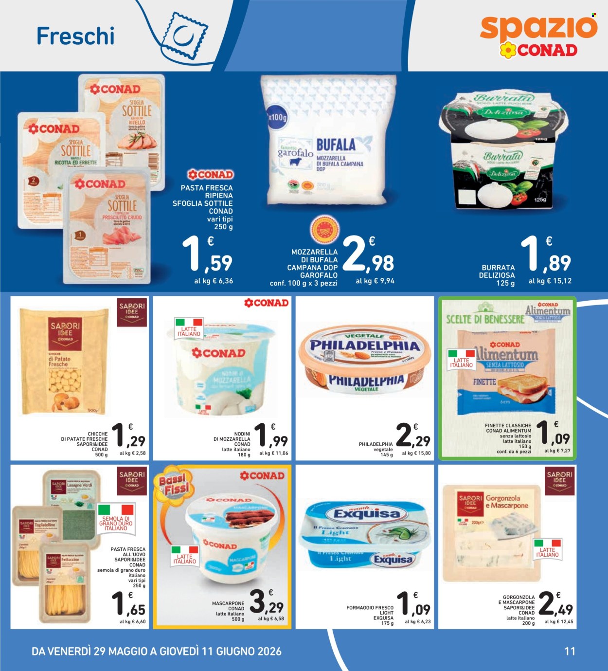 Leták Spazio Conad - 29.5.2026 - 11.6.2026. Strana 11