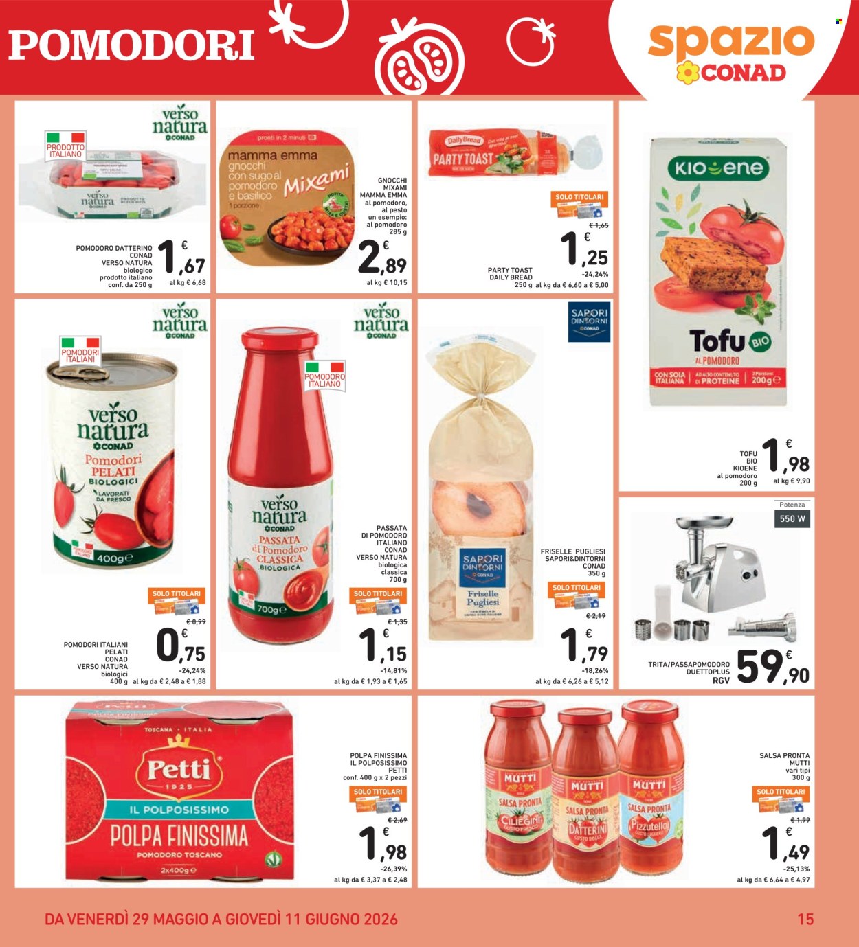 Volantino Spazio Conad - 29/5/2026 - 11/6/2026. Pagina 15