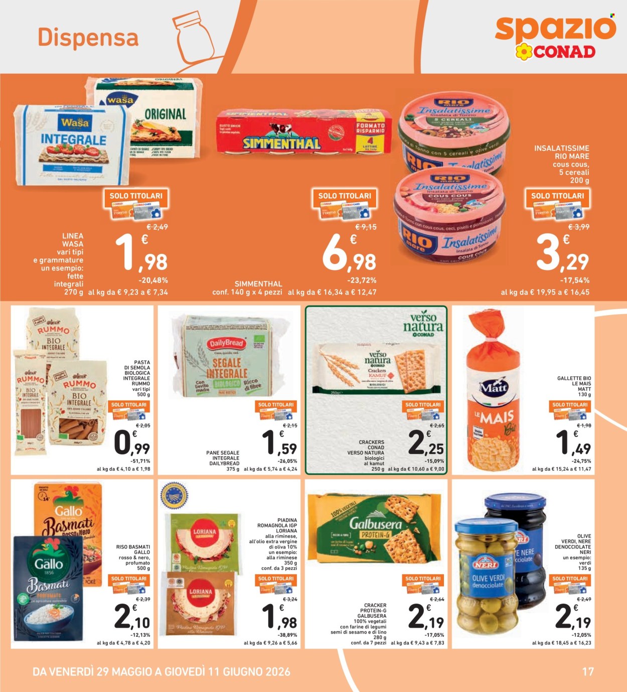Volantino Spazio Conad - 29/5/2026 - 11/6/2026. Pagina 17