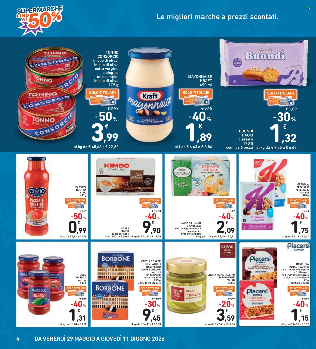 Leták Spazio Conad - 29.5.2026 - 11.6.2026. Strana 4