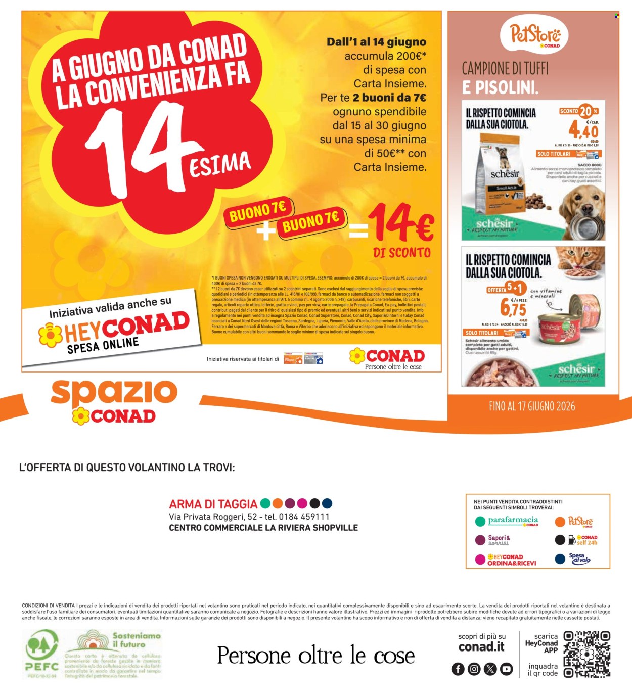 Volantino Spazio Conad - 29/5/2026 - 11/6/2026. Pagina 40