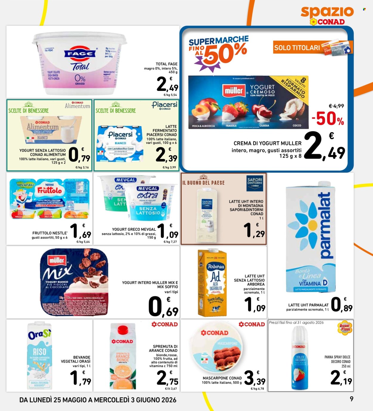 Volantino Spazio Conad - 25/5/2026 - 3/6/2026. Pagina 9