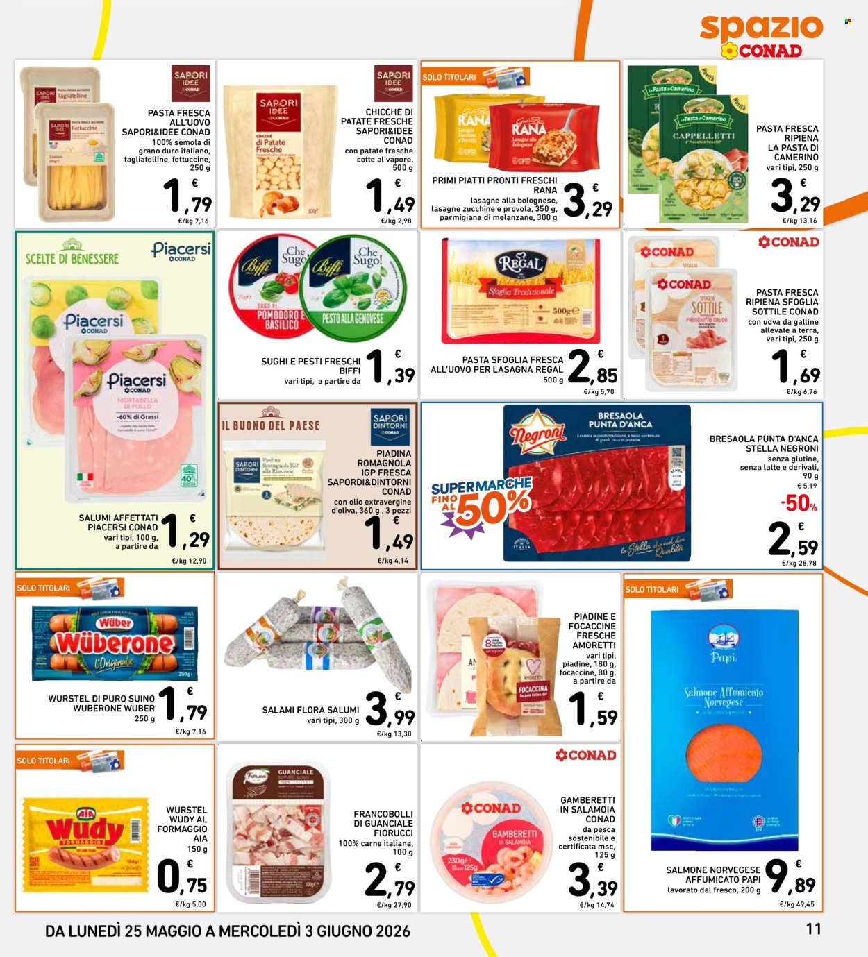 Volantino Spazio Conad - 25/5/2026 - 3/6/2026. Pagina 11