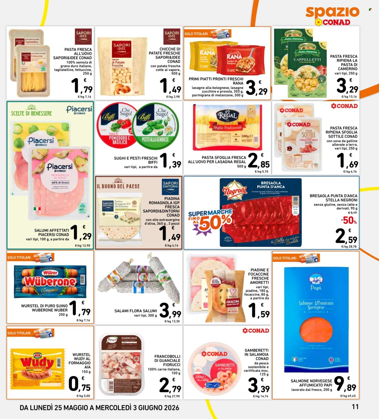 Volantino Spazio Conad - 25/5/2026 - 3/6/2026. Pagina 11