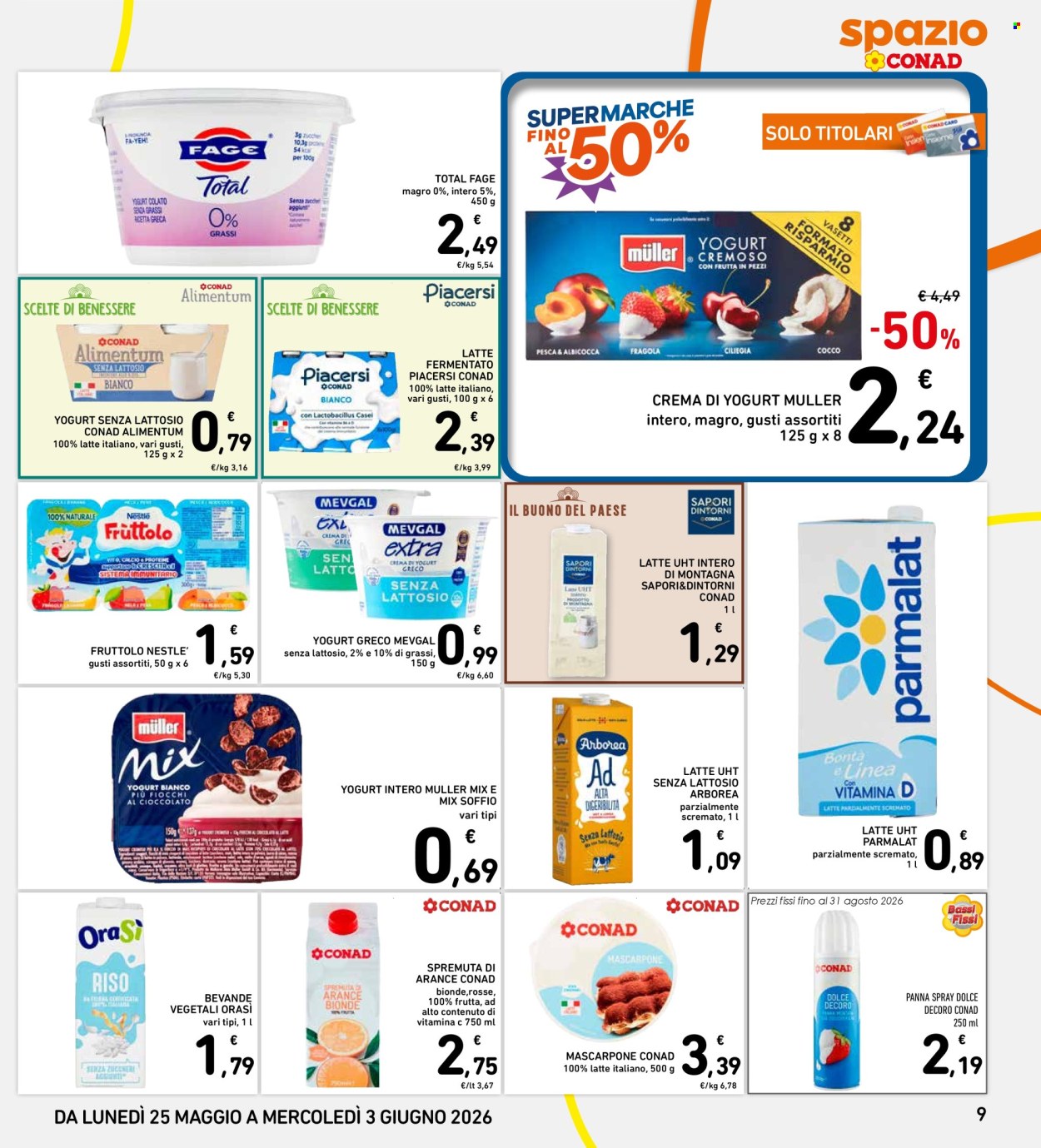 Volantino Spazio Conad - 25/5/2026 - 3/6/2026. Pagina 9