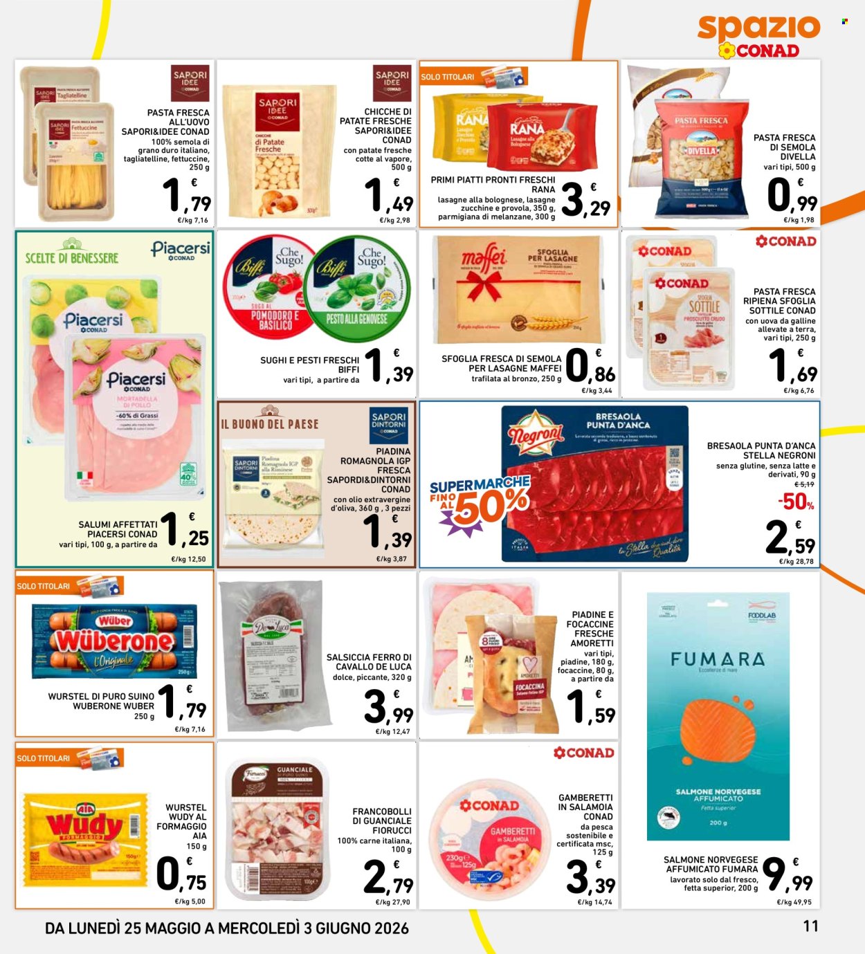 Volantino Spazio Conad - 25/5/2026 - 3/6/2026. Pagina 11