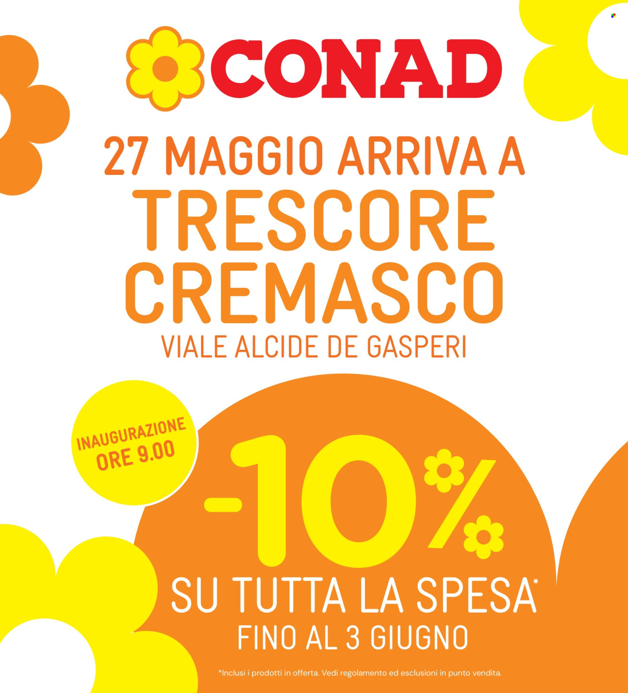 Volantino Conad - 27/5/2026 - 3/6/2026. Pagina 1